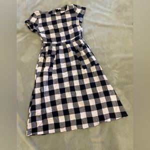 The Loft Plaid MIDI Dress